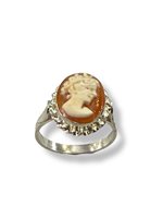 Anello Mandile 1922 Donna Cammei  in Argento Conchiglia 2MANCM4 - 2MANCM4